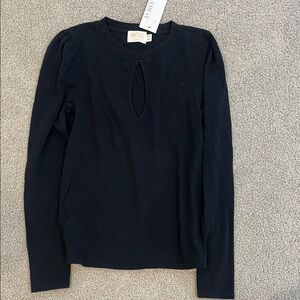Nation LTD Midnight Keyhole Long Sleeve